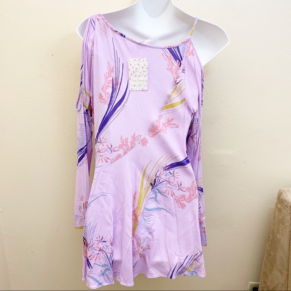 Free People Clear Skies Lilac Tunic Top Sz Small - Picture 8 of 8